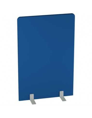 Pannello acustico con rivestimento in similpelle ignifuga 100x160 cm Motris blu - PANAC100160C28