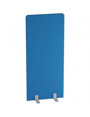 Pannello acustico con rivestimento in similpelle ignifuga 80x180 cm Motris blu PANAC80180C28