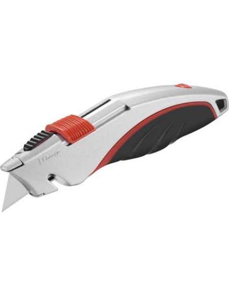 Cutter Supersafety SX-1258 con lama a rientro automatico e tagliaregge Artiglio silver - 4335B