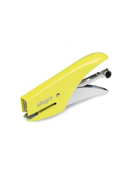 Cucitrice a pinza Allegra Fluo - 200 punti - 15 fogli Iternet giallo 0183GI