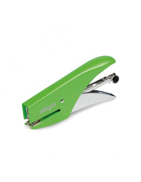 Cucitrice a pinza Allegra Fluo - 200 punti - 15 fogli Iternet verde 0183VE