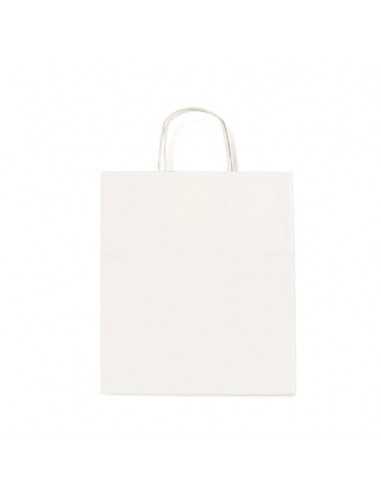 Borsa Allegra neutra kraft con manici in carta ritorta 54x14x50 cm conf. 25 pz Rex-Sadoch bianca - SDS54BIA