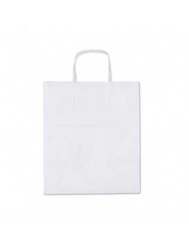 Borsa Pastipack kraft bianco 28x20x32 cm conf. 25 pz Rex-Sadoch 100 gr/mq PASTIPACKBIA