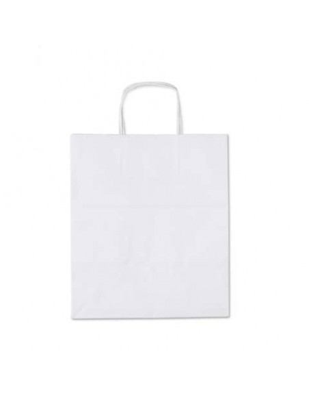 Borsa Pastipack kraft bianco 28x20x32 cm conf. 25 pz Rex-Sadoch 100 gr/mq PASTIPACKBIA