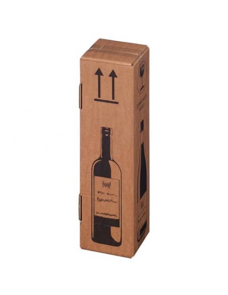 Scatole per bottiglie Wine Pack conf. 20 pz Bong una bottiglia 222103020