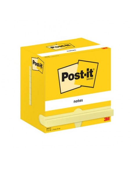 Foglietti riposizionabili Giallo Canary Post-it® 76x127 mm - 12 blocchetti da 100 ff - 7100290165