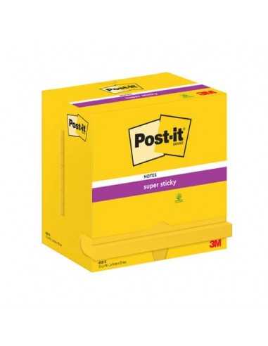 Foglietti riposizionabili Super Sticky Notes Post-it®Giallo oro 76x127 mm - 12 blocchetti da 90 ff - 7100290188