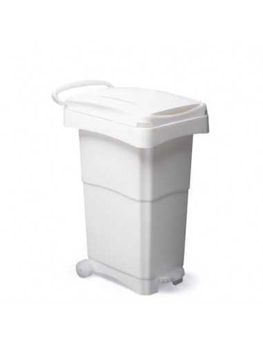 Contenitore portarifiuti Nello 80 lt PP Mobil Plastic bianco latte 151-BIL