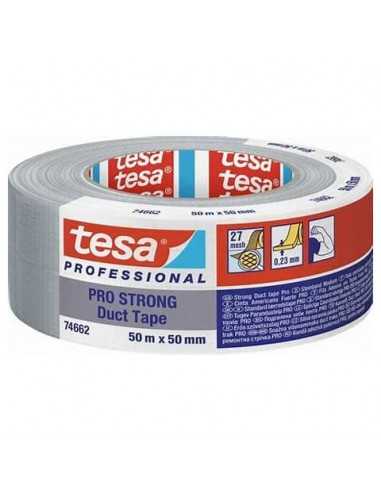 Nastro americano forte Tesa Pro Strong riparazioni interne e esterne - 50 mm x 50 m grigio - 74662-00003-01