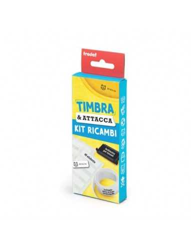 Kit Refill timbro componibile Timbra & Attacca Trodat nero 180220