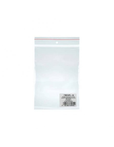 Buste con chiusura a pressione trasparenti in LDPE Donau 4x6 cm - conf. da 100 pz - 1788100PL-00