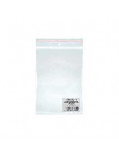 Buste con chiusura a pressione trasparenti in LDPE Donau 10x12 cm conf. da 100 pz - 1790400PL-00