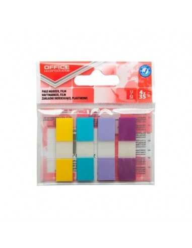 Segnapagina 12x43 mm Office Products blister da 4x35 blocchetti assortiti colori pastello - 14223824-99