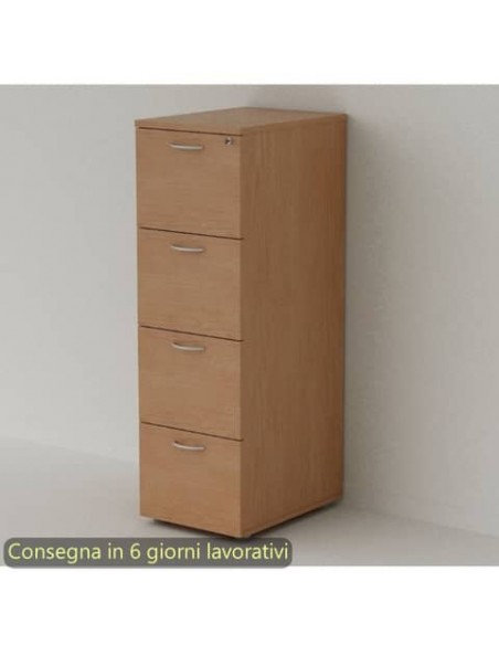 Mobile classificatore per cartelle sospese 4 cassetti + 1 serratura 49x55xH.141