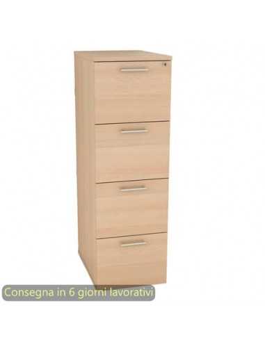 Mobile classificatore per cartelle sospese 4 cassetti + 1 serratura 49x55xH.141