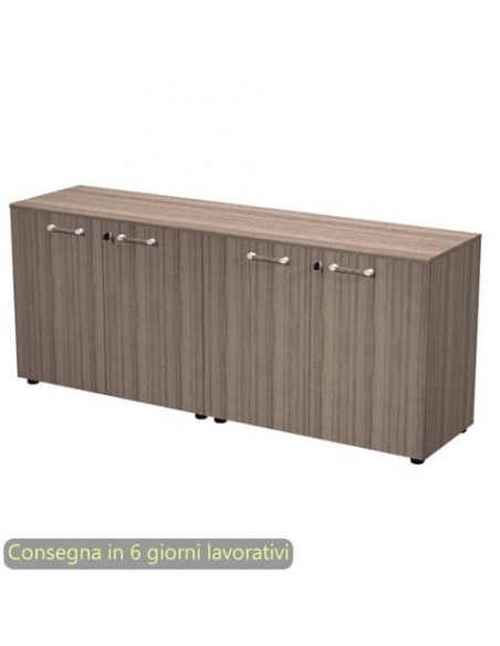 Coppia mobili bassi con ante 180x45