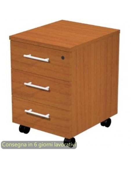 Cassettiera a tre cassetti smontata Presto 43x52x59