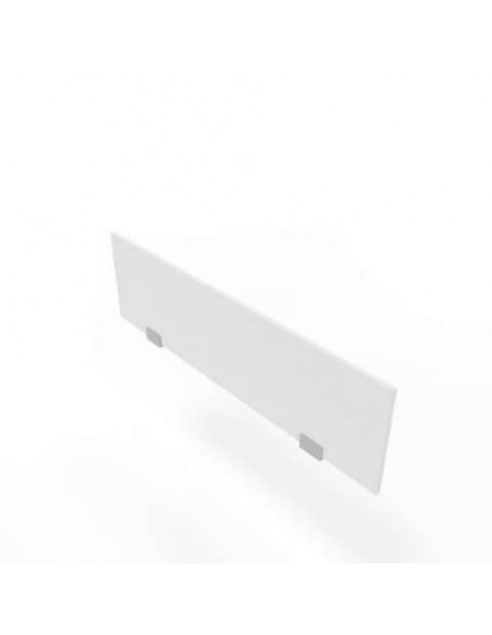 Pannello divisorio in melaminico bianco per bench 120xH.35 cm linea Practika Quadrifoglio - CODB120-BA