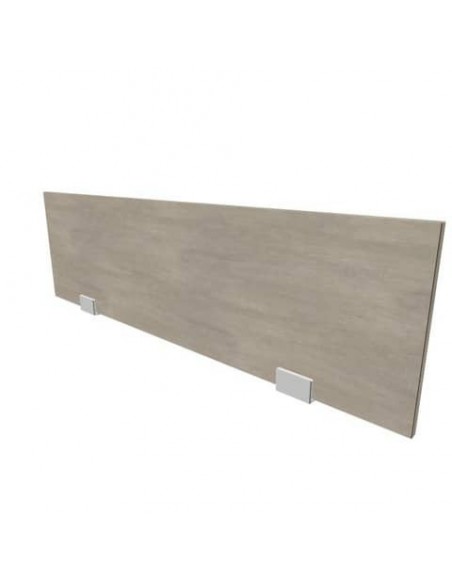 Pannello divisorio in melaminico cemento per bench 120xH.35 cm linea Practika Quadrifoglio - CODB120-CL