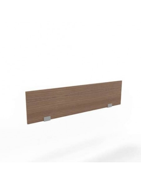 Pannello divisorio in melaminico noce per bench 140xH.35 cm linea Practika Quadrifoglio - CODB140-NO