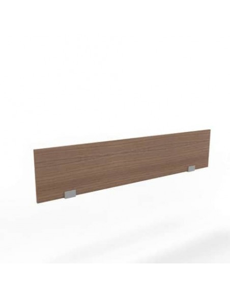 Pannello divisorio in melaminico noce per bench 160xH.35 cm linea Practika Quadrifoglio - CODB160-NO