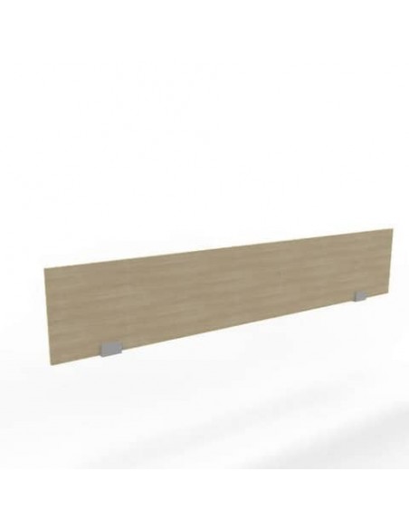 Pannello divisorio in melaminico rovere per bench 180xH.35 cm linea Practika Quadrifoglio - CODB180-RK