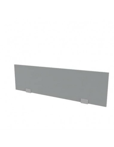 Pannello divisorio rivestito in tessuto grigio 120xH.32 cm per bench linea Practika Quadrifoglio - CODBT120-B01-012