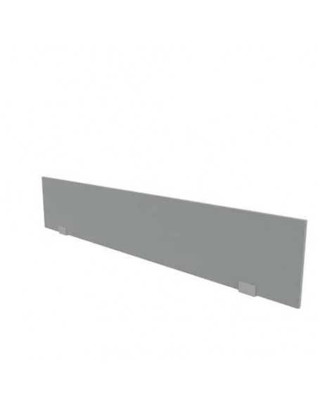 Pannello divisorio rivestito in tessuto grigio 180xH.32 cm per bench linea Practika Quadrifoglio - CODBT180-B01-012