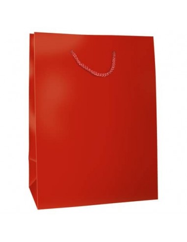 Sacchetti da regalo rosso opaco Biembi misura M - 18x23x10