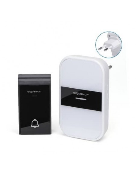 Kit campanello digitale wireless AC bianco