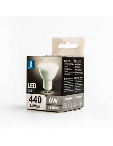 Lampadina LED GU10 6W - 480 lumen Aigostar luce fredda B10107MQL