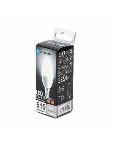 Lampadina LED C37 E14 6W 510 lumen Aigostar luce fredda B10105MQN