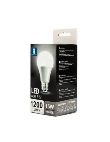 Lampadina LED A60 E27 15W - 1500 lumen Aigostar luce fredda B10105MQB