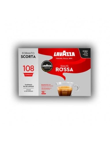 Caffè in capsule monodose A Modo Mio Qualità Rossa conf. da 108 pz - 8237