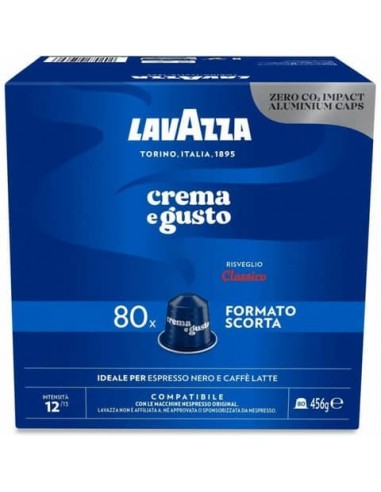 Caffè in capsule compatibili Nespresso C&G Lavazza Classico conf. da 80 pz - 7020