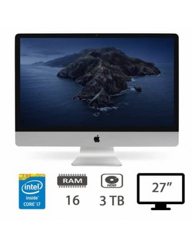 iMac Apple 27'' rigenerato (L13) I7-4771-@3.5GHZ/16/3TB HDD/NVIDIA GEFORCE GTX 780M(4GB)/MACOS/2Y