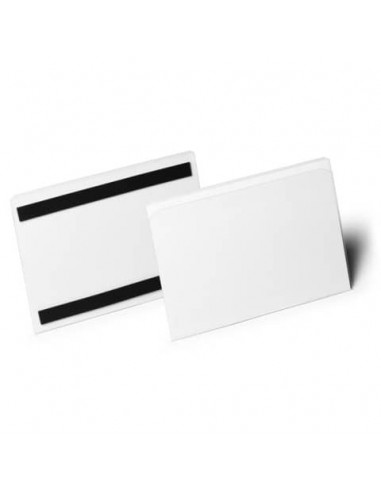 Buste per identificazione Durable Hard Cover con bande magnetiche 210x148 mm in conf. 10 pz - 1198-19